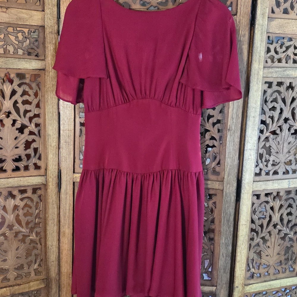 Viva Aviva Chic Burgundy Hourglass Dress